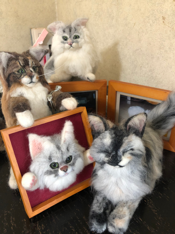 羊毛フェルト　猫　オーダーメイド受付　 13枚目の画像