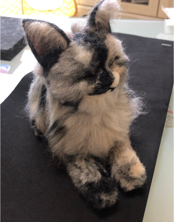 羊毛フェルト　猫　オーダーメイド受付　 2枚目の画像