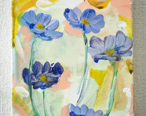 絵画　花　原画 d884e7f7a74c198c6fe52baa879fdd