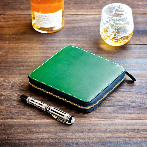 ラウンドファスナー万年筆ケース 7本挿し カラーオーダー ペンケース