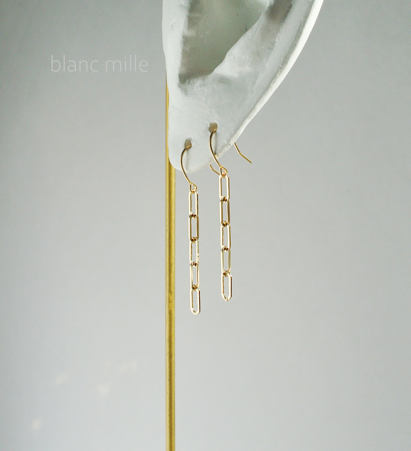 No.p-1cn2.3-5○*K18チェーンピアス○*18金チェーンピアス フックピアス スタッドピアス イヤリング