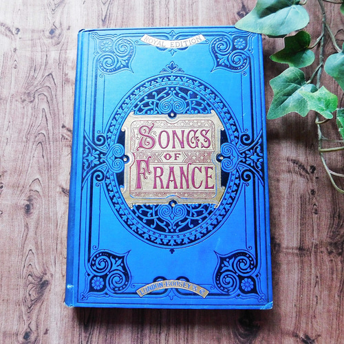 ☆゜+.19世紀 楽譜 フランスの名曲 音楽 アンティークブック