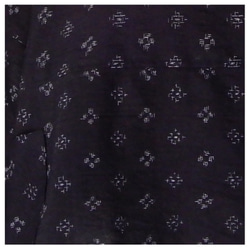 着物リメイク　紬のチュニックブラウス/フリーサイズ 2枚目の画像