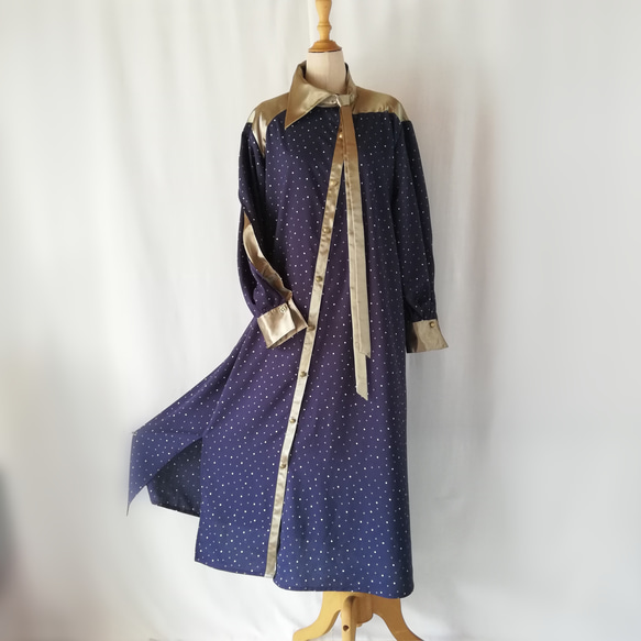 星空のキュビズムワンピース ワンピース Akiko Sakamoto 通販｜Creema  