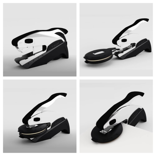 IDEAL SEAL 軽量コンパクトなエンボススタンプ 完全フルオーダー 40mm