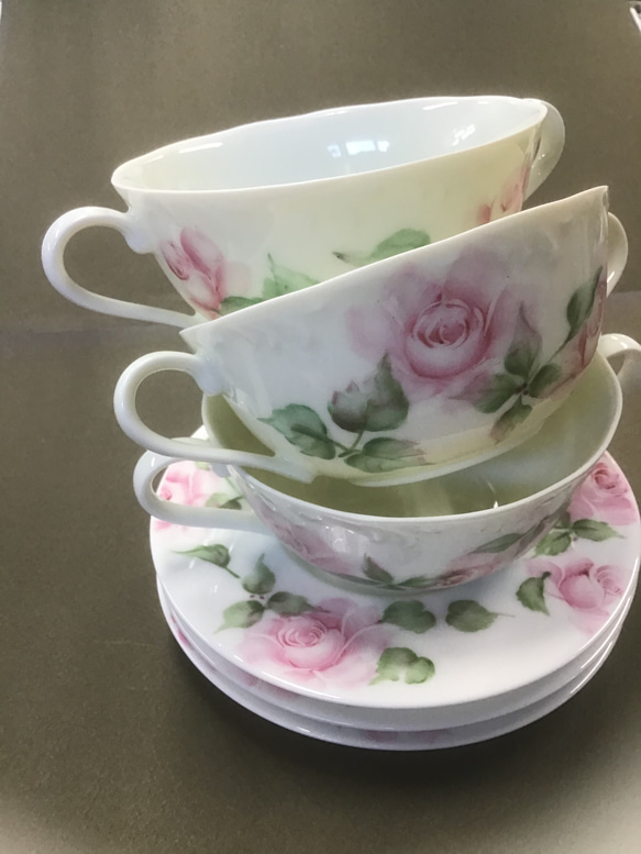 スープカップ&ソーサー3客 リチャードジノリ ベッキオホワイト トリオ