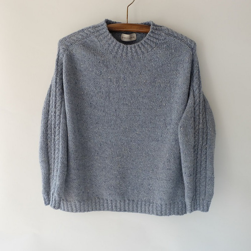 美品♪エンフォルド 圧縮ウール ニットセーター 変形 ドロップショルダー 人気✨エンフォルド 圧縮ウール 変形 ニットセータードロップ