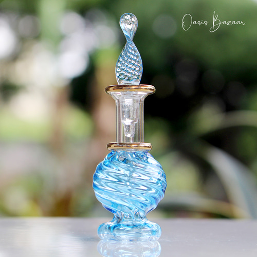 ミニサイズ］エジプトガラス香水瓶 パフュームボトル アロマ
