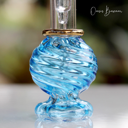 ミニサイズ］エジプトガラス香水瓶 パフュームボトル アロマオイル
