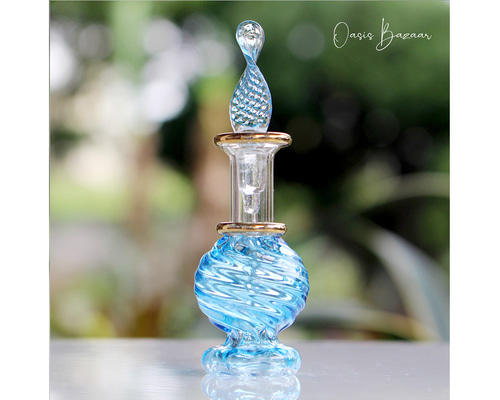 エジプト　カイロにて購入　香水瓶　新品未使用品 キリムスタイル / エジプト香水瓶 Egypt Purfume Bottles 22cm