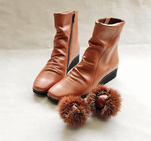 コーディネート抜群☆栗色登場☆防滑底も選べる♪【返品・交換可】大丈夫、これなら履ける♪衝撃の軽さ（１７０ｇ）と柔らかさ♪ 1枚目の画像