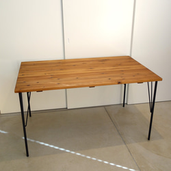 杉無垢材のダイニングテーブル《幅120ｘ奥行60cm》 2枚目の画像