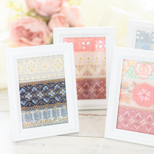 strawberry様♡専用です　ハンドメイド　 リボン刺繍フレーム strawberry様♡専用です ハンドメイド リボン刺繍フレーム