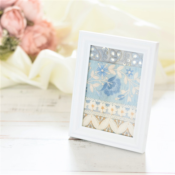 strawberry様♡専用です　ハンドメイド　 リボン刺繍フレーム strawberry様♡専用です ハンドメイド リボン刺繍フレーム