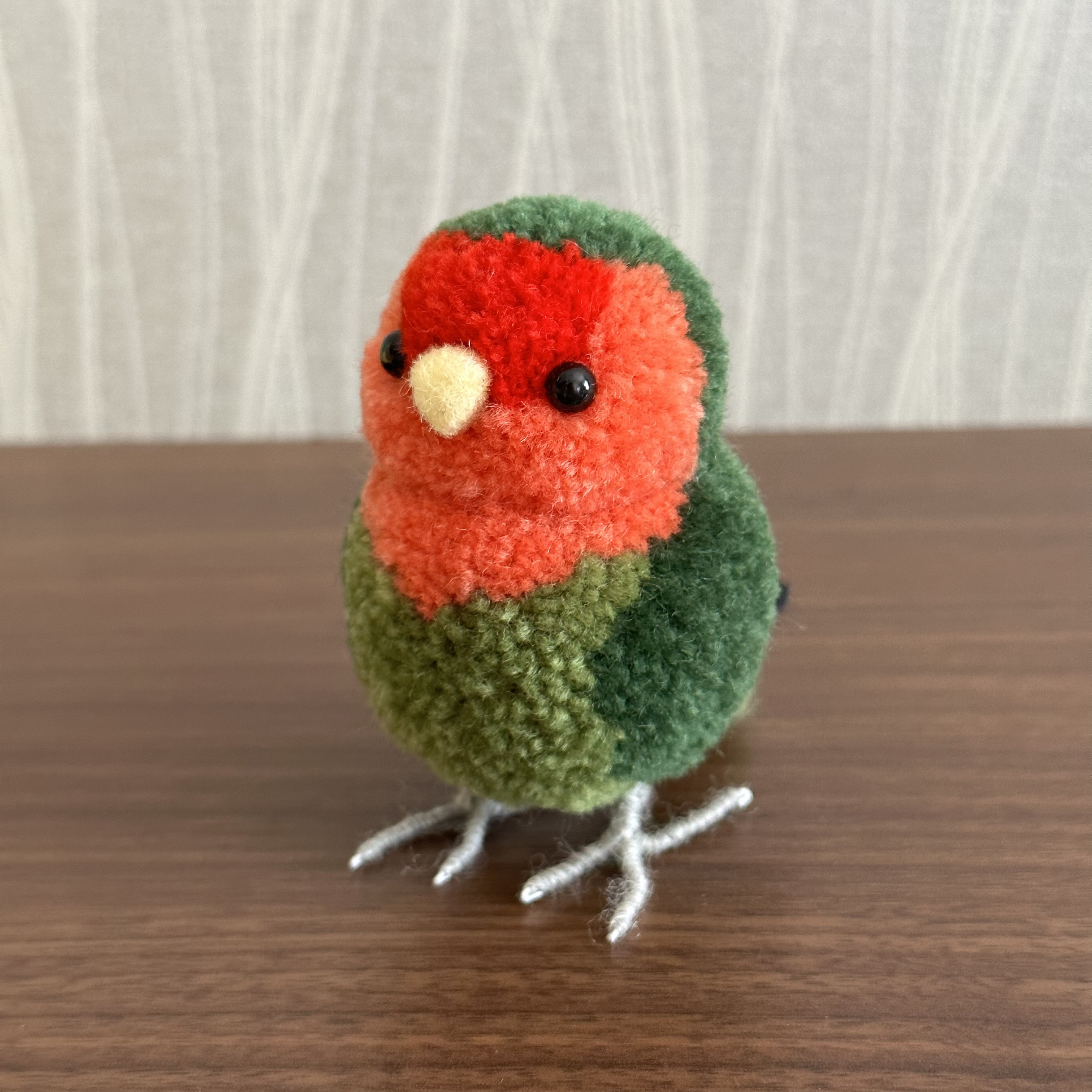 【受注制作】動物ぽんぽん ぽんぽん コザクラインコ ノーマル