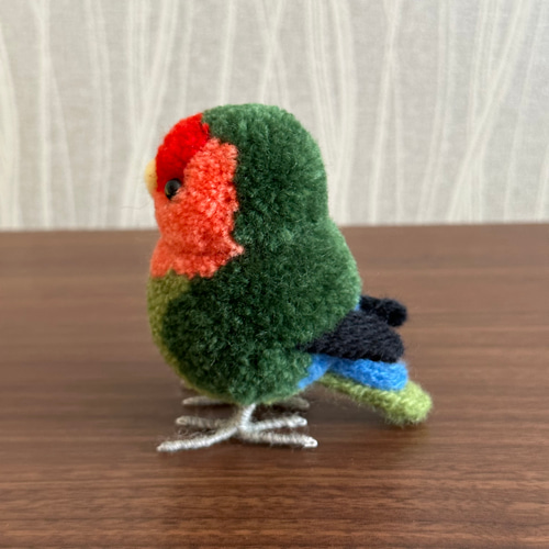 受注制作】動物ぽんぽん ぽんぽん コザクラインコ ノーマル