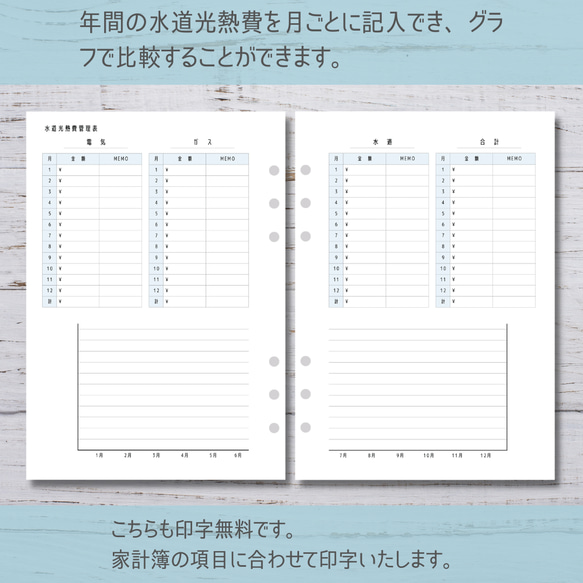 【Creema限定！超早割価格】A5サイズ＊初心者さん、ズボラさんにオススメ☆シンプル家計簿 5枚目の画像