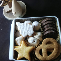 《Yugure缶 S 》 2023 クリスマス限定クッキー缶 1枚目の画像