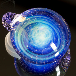 玻璃中的宇宙 玻璃珠墜飾  gx317 第3張的照片