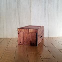 ハンドメイド家具　小さめなジュエリーボックス・コレクションケース 3枚目の画像