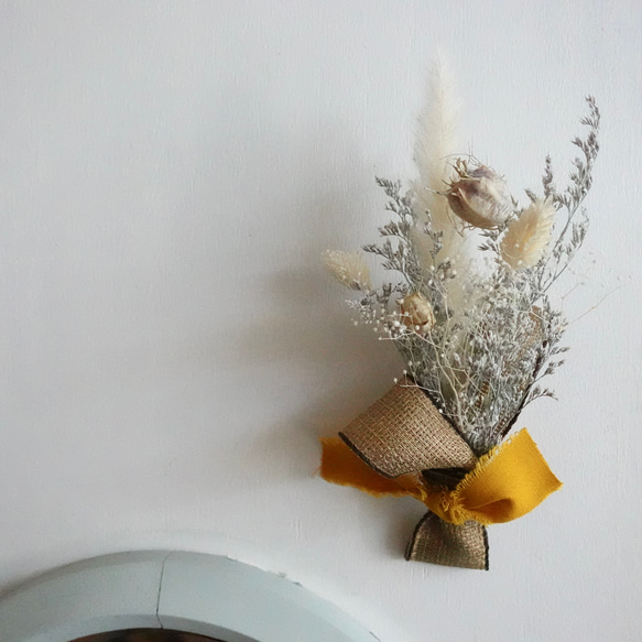 金木犀ハンドクリーム＆ミニスワッグ[ホワイト] ギフトセット 5枚目の画像