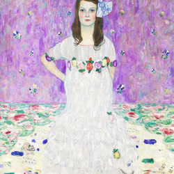 グスタフ・クリムトのメーダ・プリマヴェージの肖像 アートプリントポスター 5枚目の画像