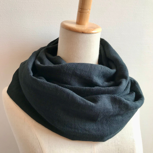 ガーゼスヌードマフラー*☆ハンドメイド とりあい