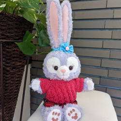 ぬいぐるみ用マフラー(ピンク、青) ぬいぐるみ hikari zakka