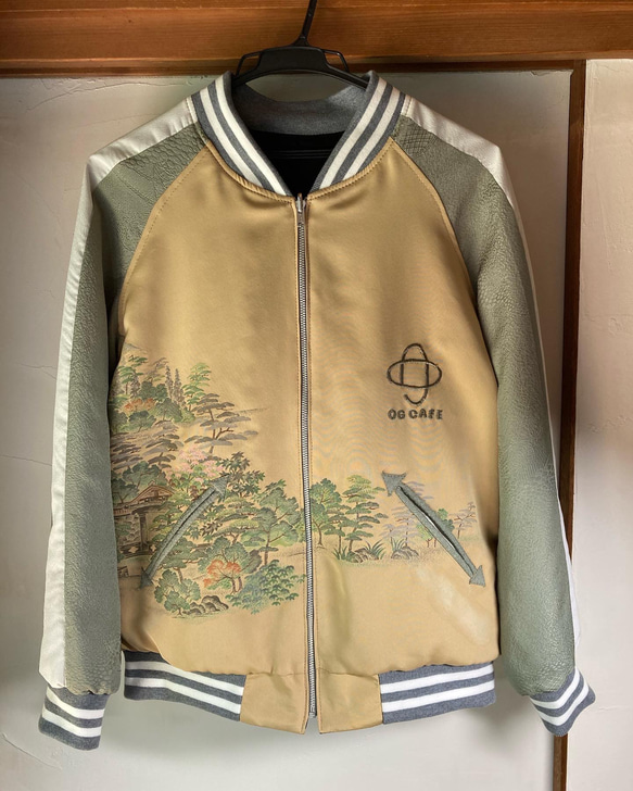 オーダー品】着物リメイクスカジャン リバーシブル 留袖