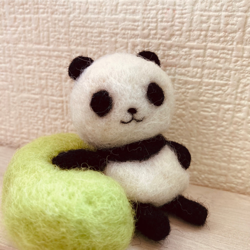 羊毛フェルト　パンダ 羊毛フェルト パンダさん 羊毛フェルト Lana** 通販 16771627｜Creema
