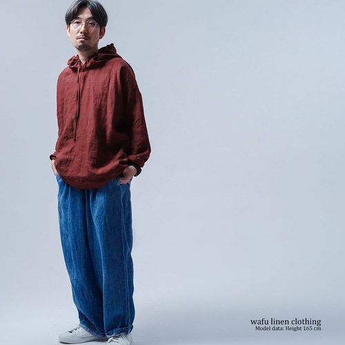 wafu / 入門編】枚数限定・ラフに着たい方必見！ リネンパーカー