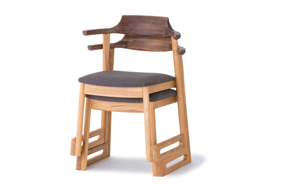 【送料込】和 モダン インテリア 畳と床を傷つけない北欧デザインの椅子 くつろぎ チェア 3  H 7枚目の画像