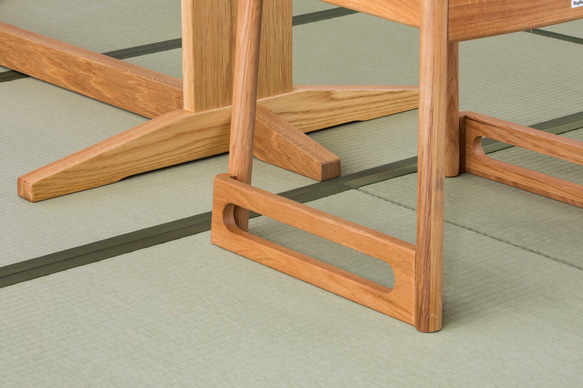 【送料込】和 モダン インテリア 畳と床を傷つけない北欧デザインの椅子 くつろぎ チェア 3  H 18枚目の画像