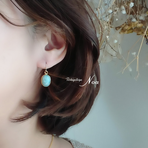 再販】(ﾚｱｽﾄｰﾝ)高品質 K2アズライト 2連ネックレス【ﾌﾟﾚｾﾞﾝﾄﾎﾞｯｸｽ付