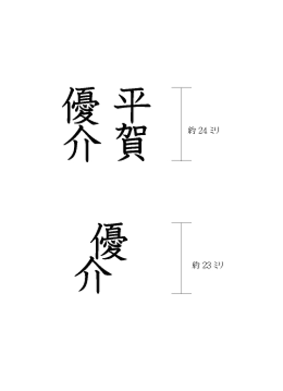 may様専用のオーダーページ　切り文字ピアス｢平賀」「優介」「優介」 1枚目の画像