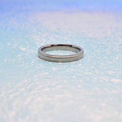 単品・刻印10文字無料☆マット加工ミルグレインリング 結婚指輪 ☆シルバー   ギフト ステンレス 6枚目の画像