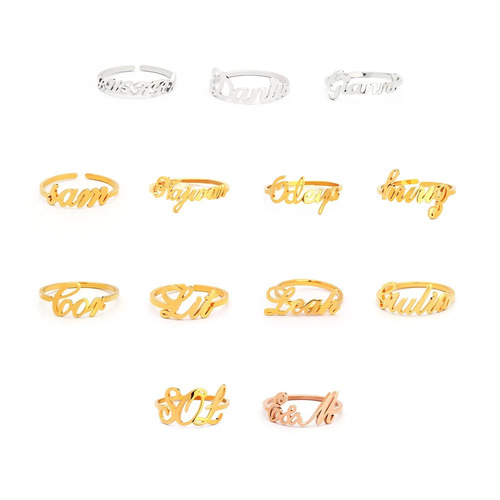 名入れ オーダーメイド リング｜名前・イニシャル刻印｜カスタムリング