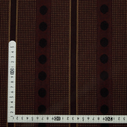 先染めコットン Yarn Dyed  ダイワボウテックス　ボーダー（ボルドー）　SK43 2枚目の画像