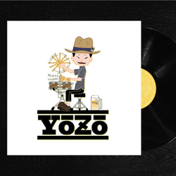 レコードジャケット風アート【レコード盤なし】YO-ZO-_c132 1枚目の画像