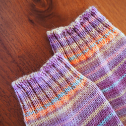 手編みの靴下　サイズ23cm 2枚目の画像