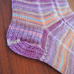 手編みの靴下　サイズ23cm 3枚目の画像
