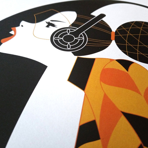 レコードジャケット風アート【レコード盤なし】重力の自由_c148