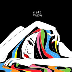 レコードジャケット風アート【レコード盤なし】メルトちゃん_c149 2枚目の画像