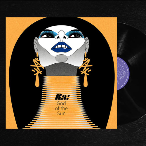 レコードジャケット風アート【レコード盤なし】ラー_c150