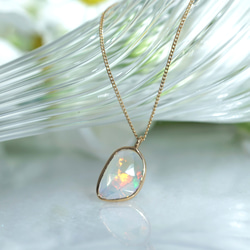 送料無料】K18 オパール ネックレス 40cm/45cm/50cm ネックレス