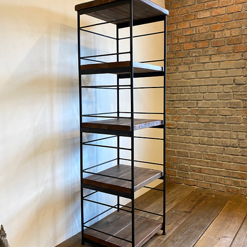 数量限定 IS200-A5 古材 アイアン 収納ラック 収納家具 シェルフ 棚