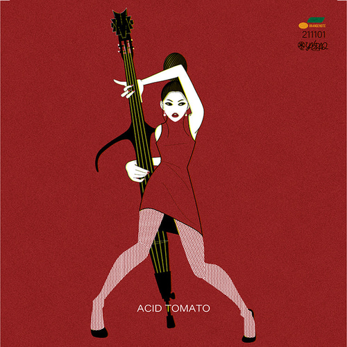 送料無料 百貨店 レコードジャケット風アート【レコード盤なし】Acid tomato_c179 絵画