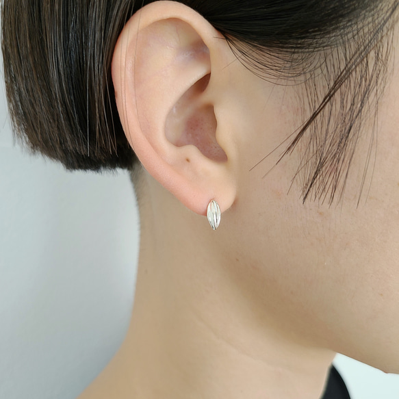 『CACAO』 Pierced Earrings / SV925 ≪送料無料≫KY-052P　 3枚目の画像