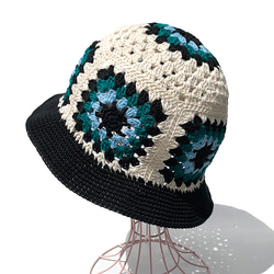 Y.A.R.N ヤーン クロシェハット バケットハット ダブルクロス Y.A.R.N ヤーン クロシェハット バケットハット ダブルクロス