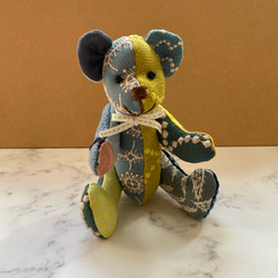 オーナー様決定 デニムくまさん♡♡ぬいぐるみ ミナペルホネン ハンドメイド オーナー様決定 デニムくまさん♡♡ぬいぐるみ ミナペルホネン